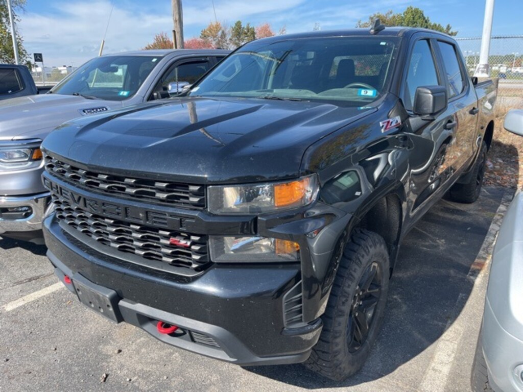 Certified 2021 Chevrolet Silverado 1500 Custom Trail Boss Truck Crew Cab