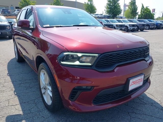 Certified 2022 Dodge Durango GT Plus with VIN 1C4RDJDG1NC227163 for sale in Manchester, NH