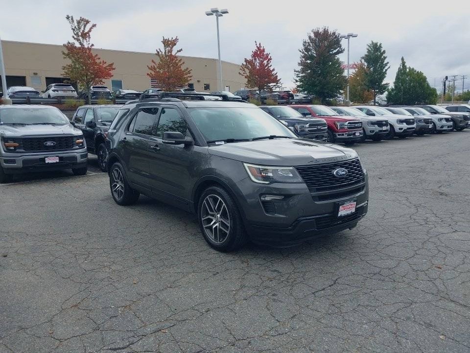 Used 2018 Ford Explorer Sport with VIN 1FM5K8GT5JGC60283 for sale in Manchester, NH