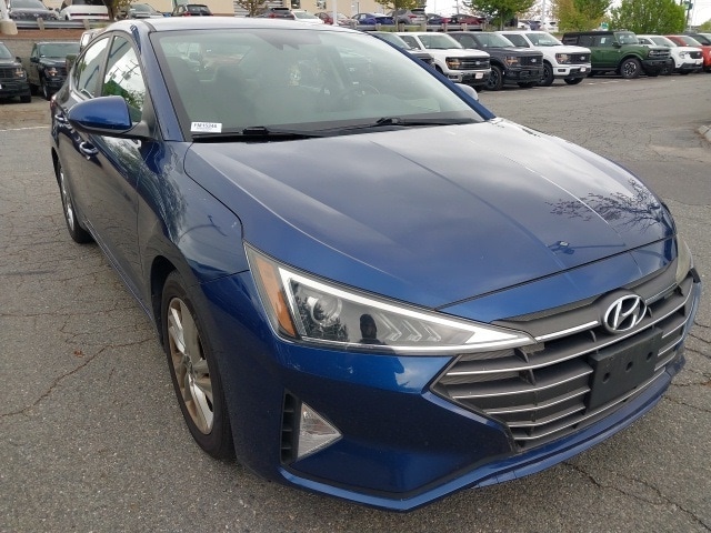Certified 2019 Hyundai Elantra SEL with VIN 5NPD84LF4KH485539 for sale in Manchester, NH
