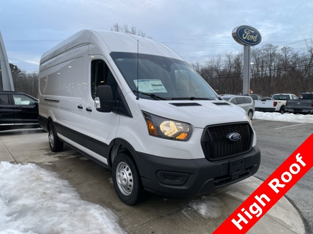 New 2024 Ford Transit-350 Cargo Base w/9,950 lb. GVWR Van High Roof Ext. Van