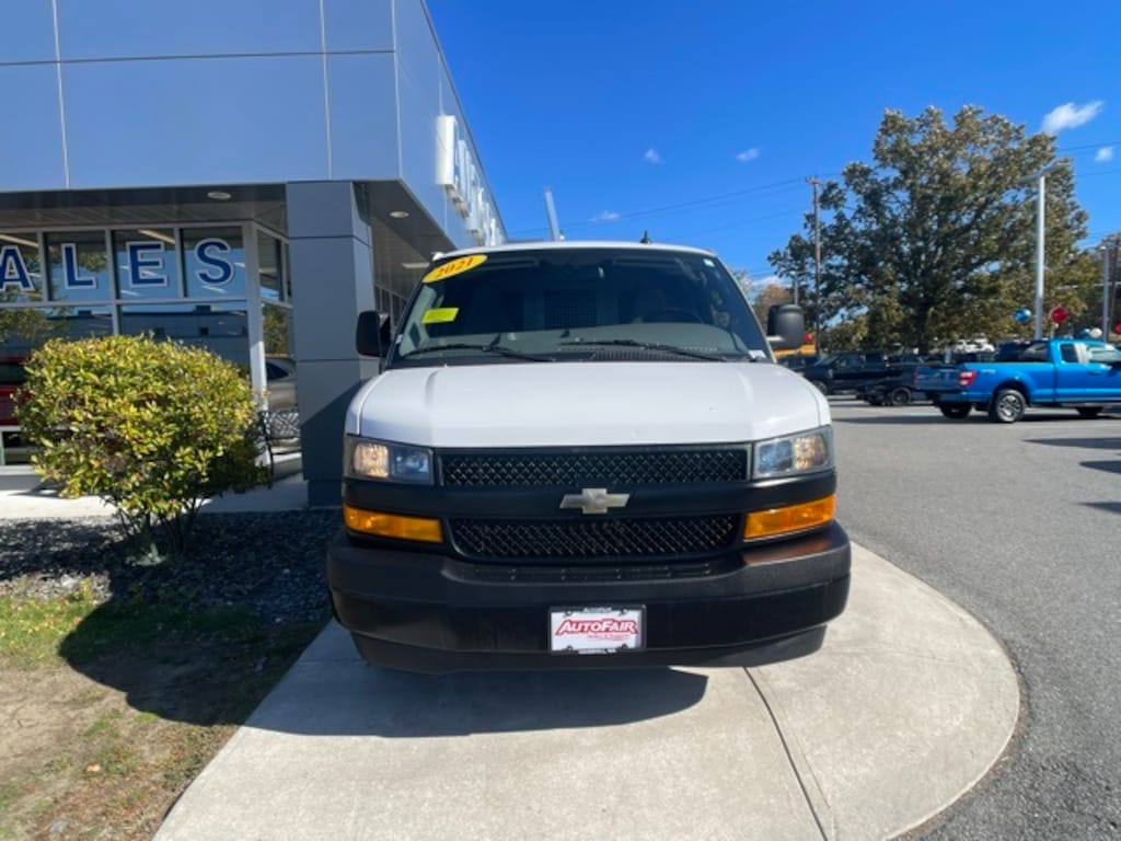 Certified 2021 Chevrolet Express 3500 Work Van Van Extended Cargo Van