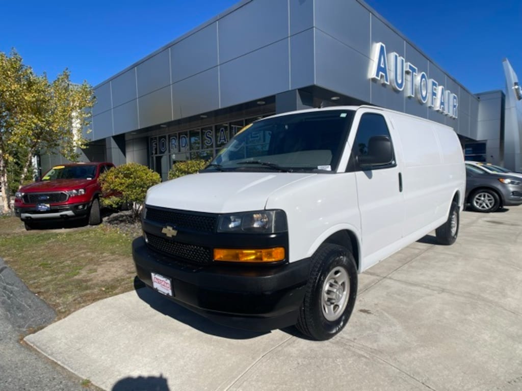 Certified 2021 Chevrolet Express 3500 Work Van Van Extended Cargo Van