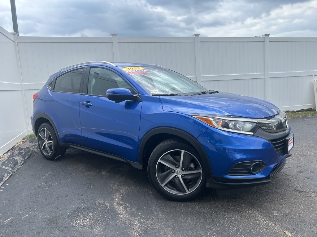 Certified 2022 Honda HR-V EX with VIN 3CZRU6H51NM745630 for sale in Haverhill, MA