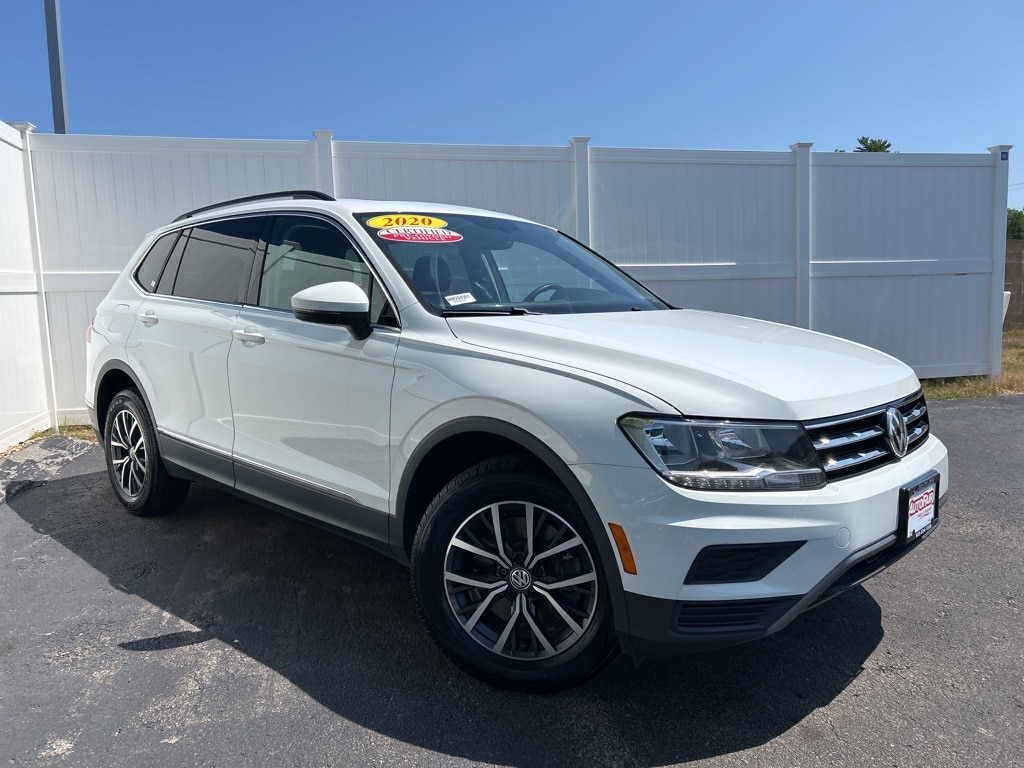 Certified 2020 Volkswagen Tiguan SE with VIN 3VV2B7AX7LM168065 for sale in Haverhill, MA