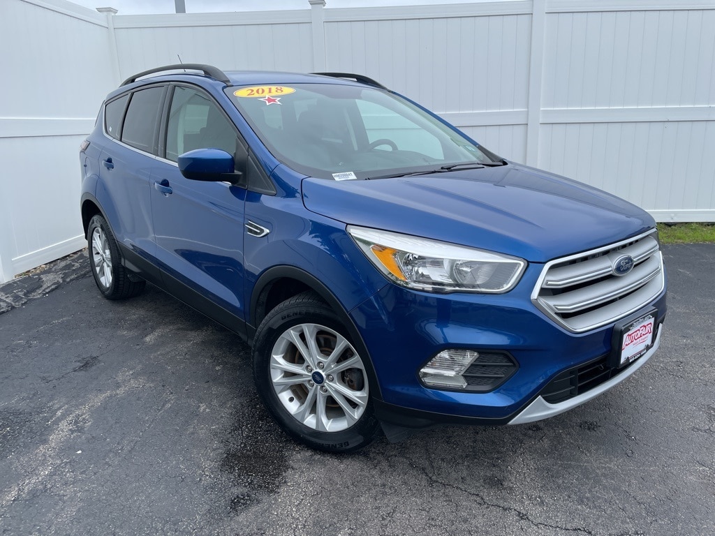 Certified 2018 Ford Escape SE with VIN 1FMCU9GD5JUD46274 for sale in Haverhill, MA