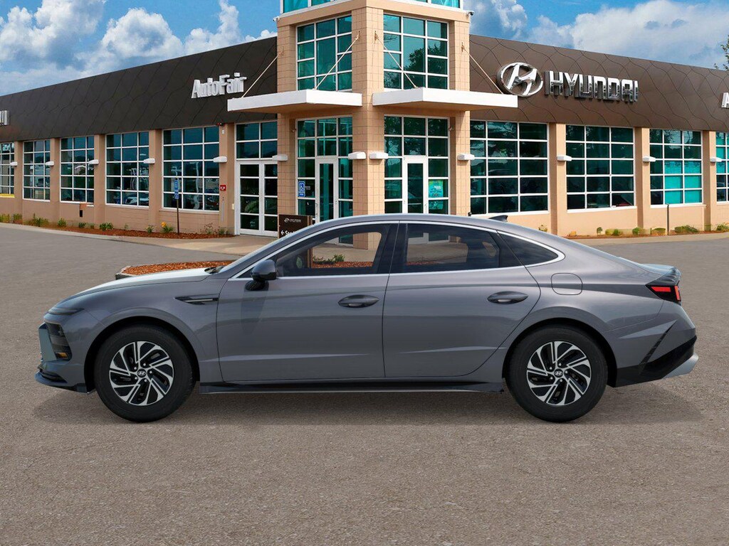 New 2026 Hyundai Sonata Hybrid Blue Sedan