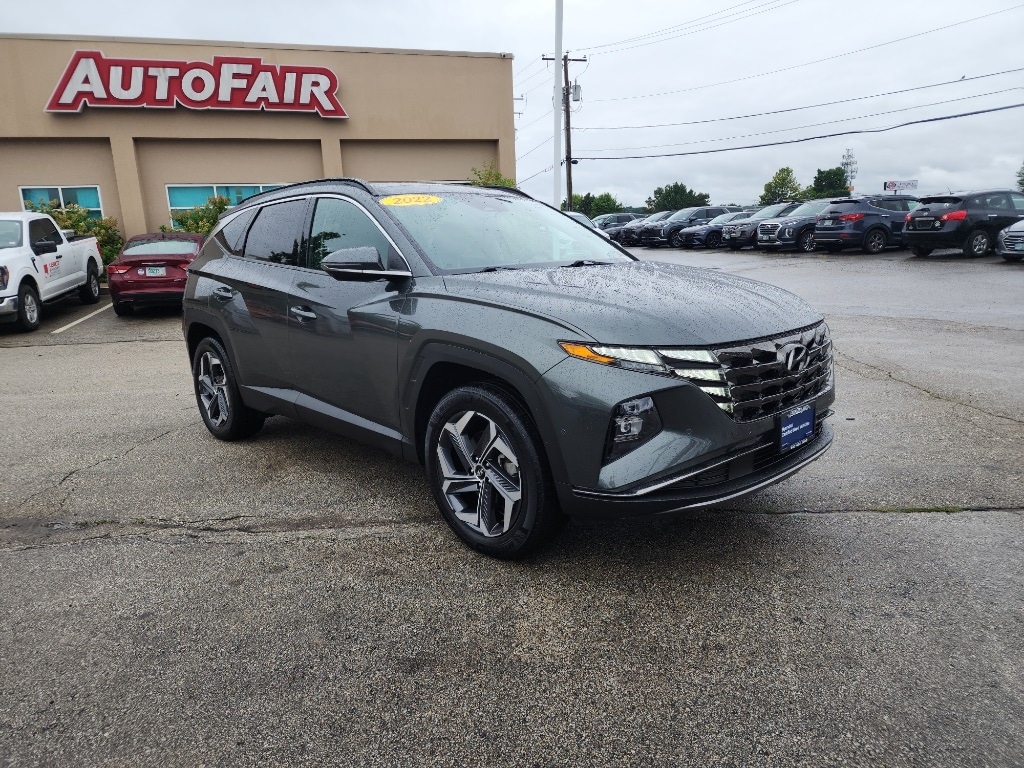 Used 2022 Hyundai Tucson Limited with VIN KM8JECA19NU032262 for sale in Manchester, NH