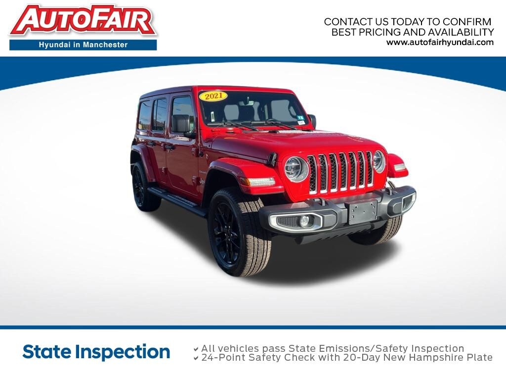Used 2021 Jeep Wrangler 4xe Sahara SUV