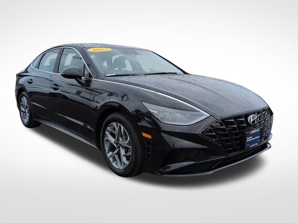 Used 2023 Hyundai Sonata SEL with VIN KMHL64JA0PA301605 for sale in Manchester, NH