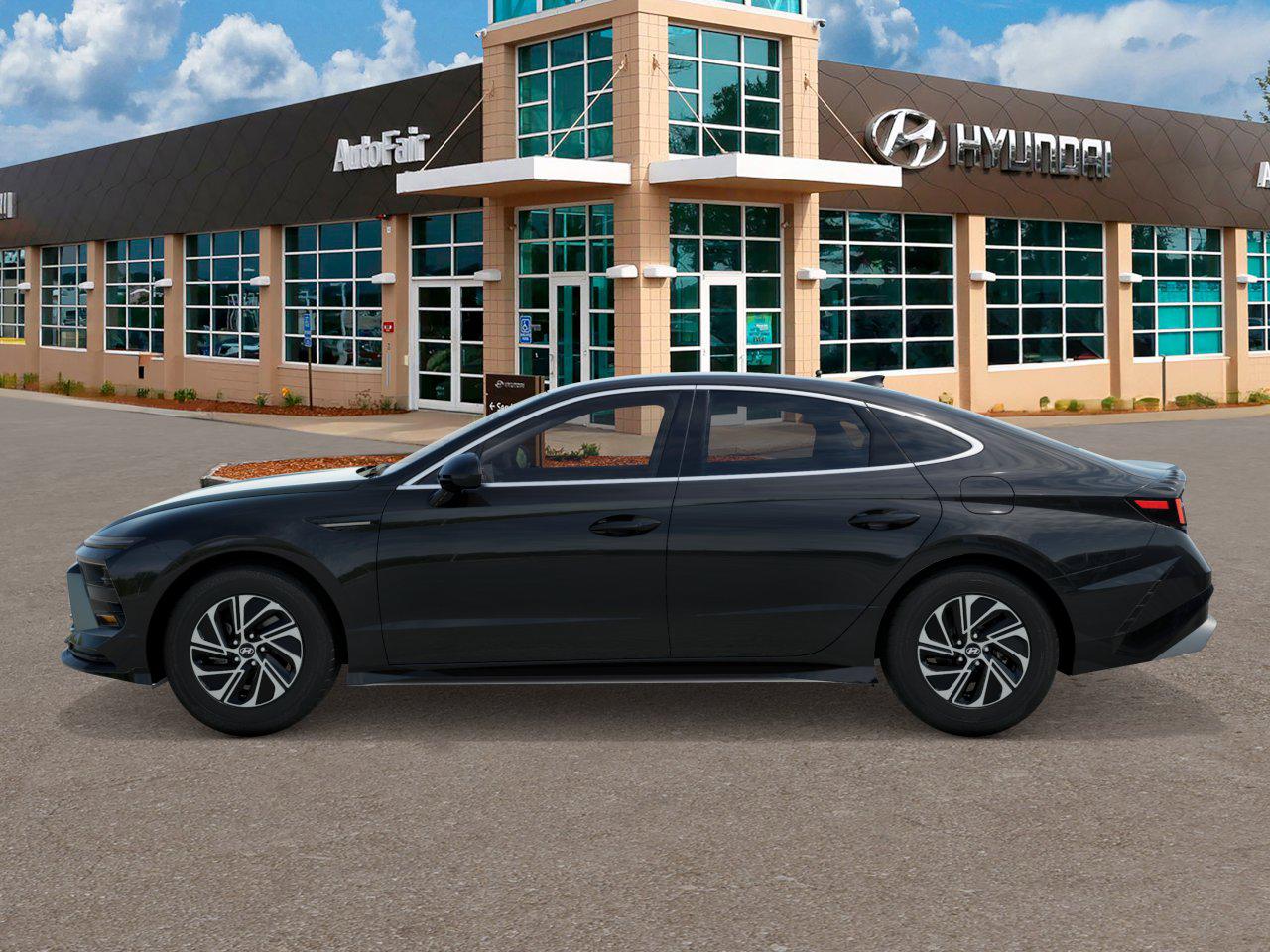 New 2027 Hyundai Sonata Hybrid Blue Sedan