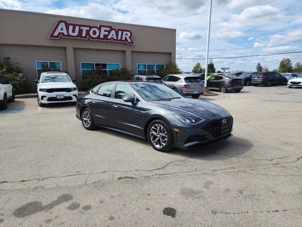 Used 2021 Hyundai Sonata SEL with VIN KMHL14JA1MA159646 for sale in Manchester, NH