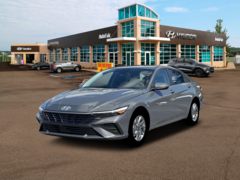 2026 Hyundai Elantra Hybrid Blue Sedan