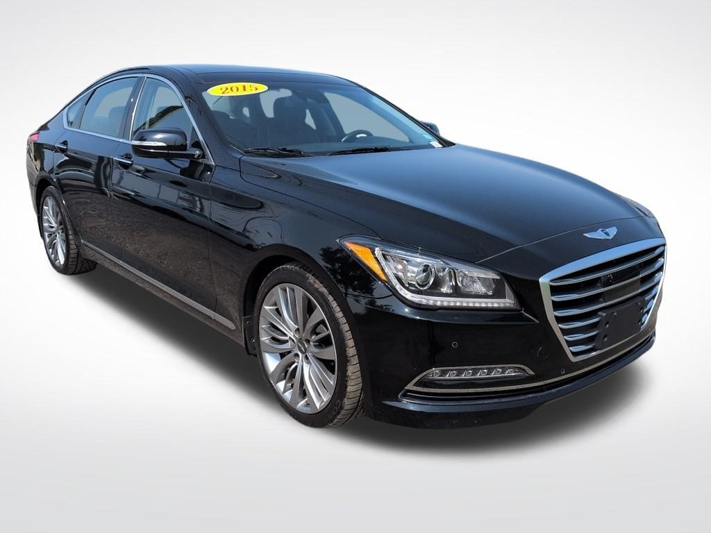 Used 2015 Hyundai Genesis Base with VIN KMHGN4JF6FU037884 for sale in Manchester, NH