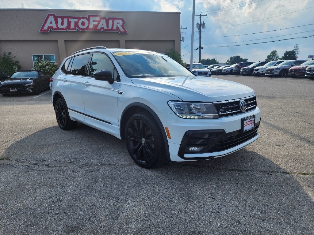 Used 2021 Volkswagen Tiguan SE R-LINE BLACK with VIN 3VV2B7AX1MM008555 for sale in Manchester, NH