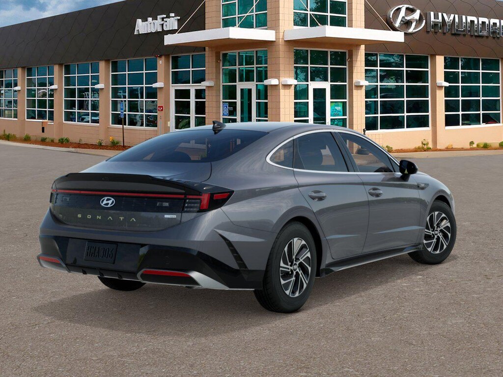 New 2026 Hyundai Sonata Hybrid Blue Sedan