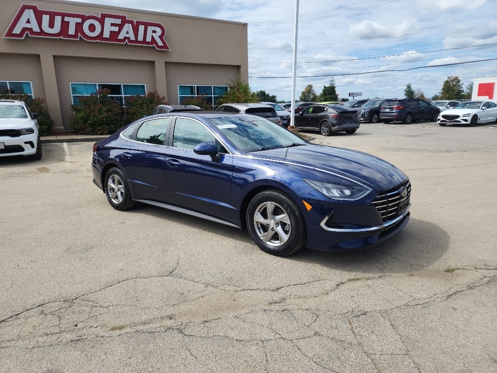 Used 2022 Hyundai Sonata SE with VIN 5NPEG4JA8NH144115 for sale in Manchester, NH