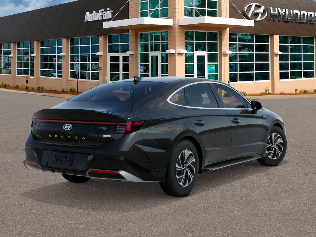New 2027 Hyundai Sonata Hybrid Blue Sedan