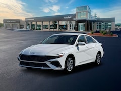 2026 Hyundai Elantra Hybrid Blue Sedan