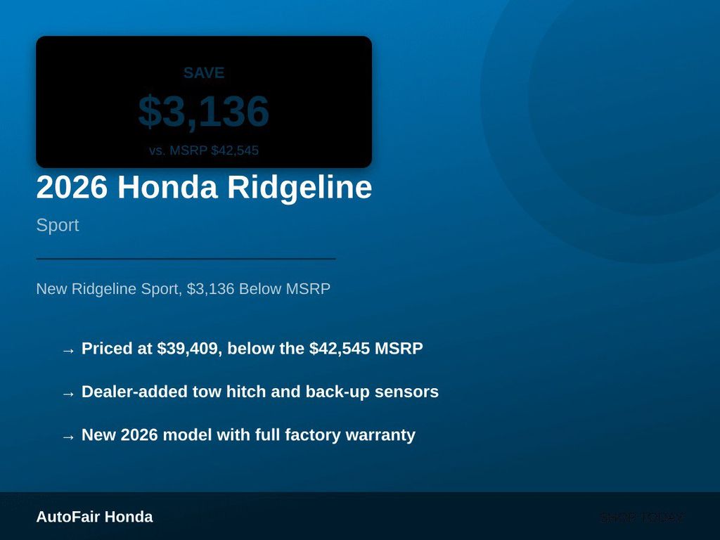 2026 Honda Ridgeline Sport - Photo 8