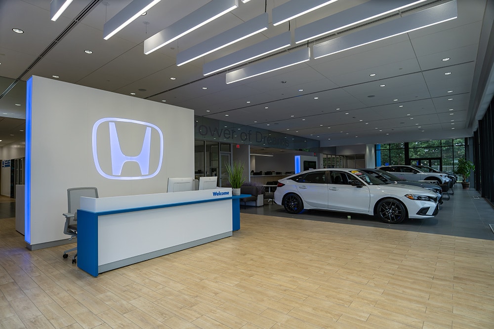 Newly Renovated AutoFair Honda Showroom
