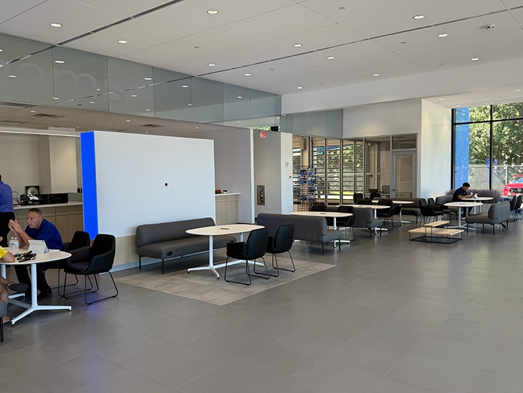 Newly Renovated AutoFair Honda Showroom