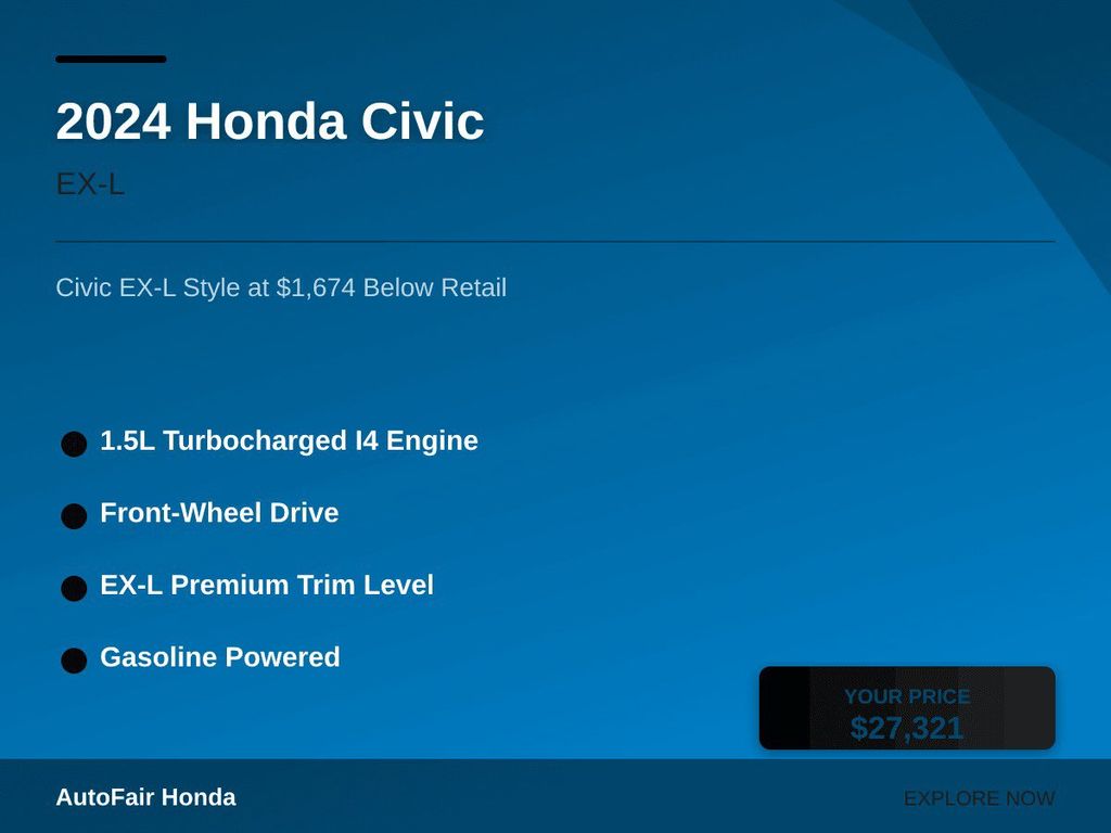2024 Honda Civic Hatchback EX-L - Photo 25