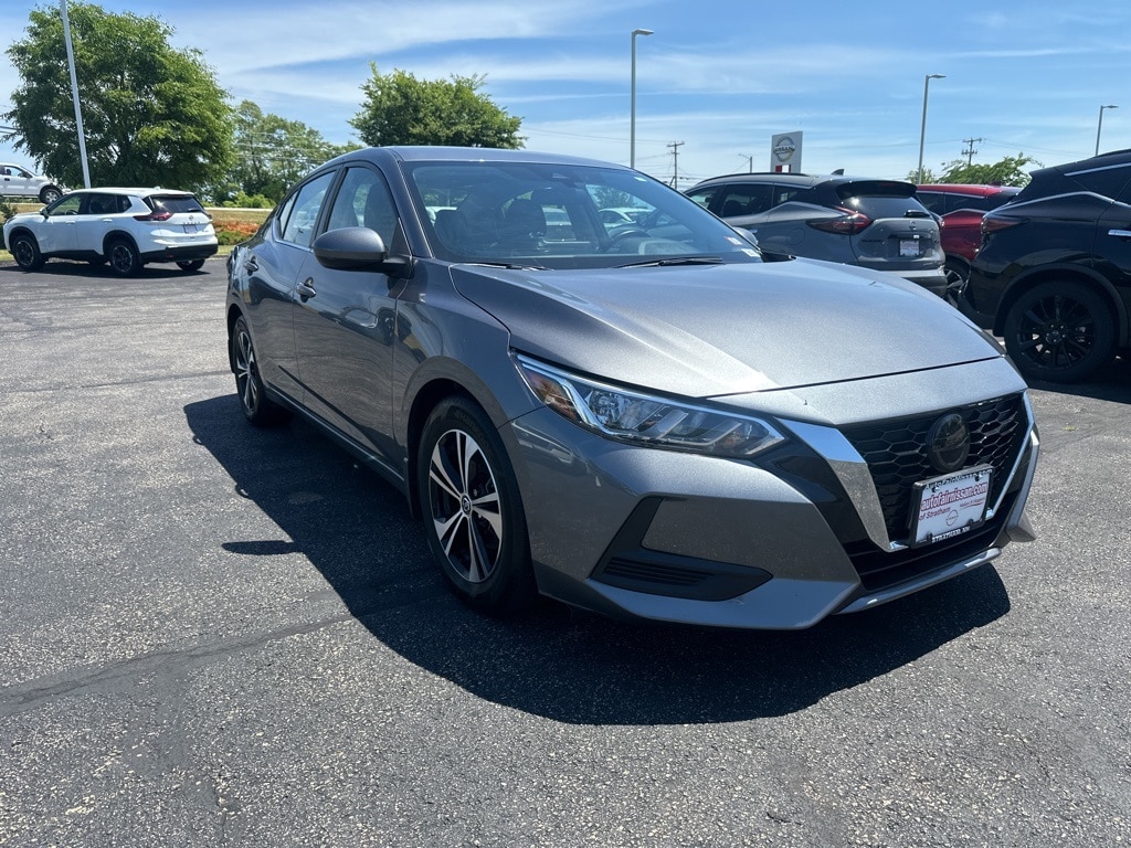 Certified 2022 Nissan Sentra SV with VIN 3N1AB8CV5NY236468 for sale in Stratham, NH