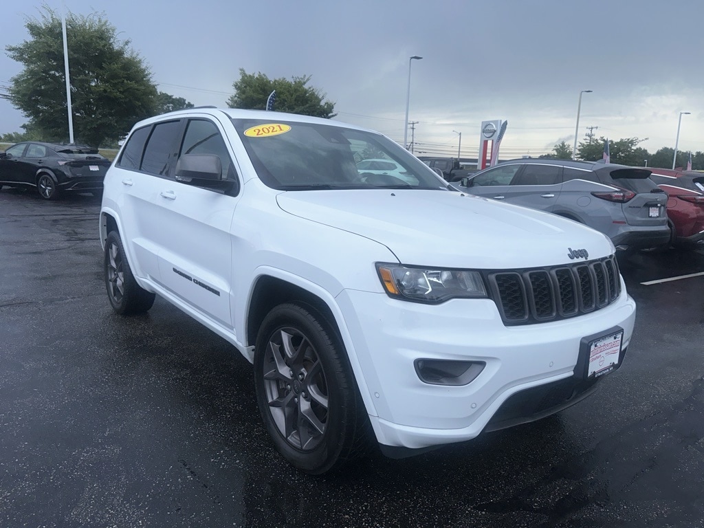 Used 2021 Jeep Grand Cherokee 80th Edition with VIN 1C4RJFBG1MC594443 for sale in Stratham, NH