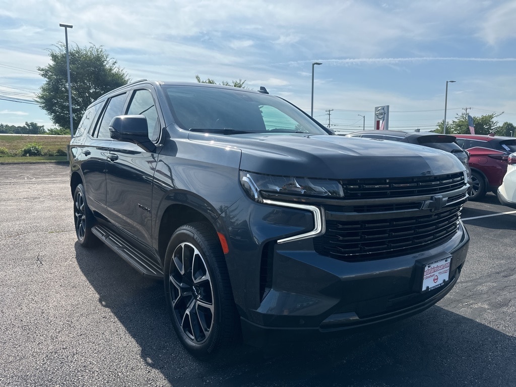 Used 2021 Chevrolet Tahoe RST with VIN 1GNSKRKD0MR241363 for sale in Stratham, NH