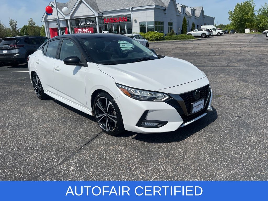 Used 2022 Nissan Sentra SR with VIN 3N1AB8DV0NY252432 for sale in Stratham, NH