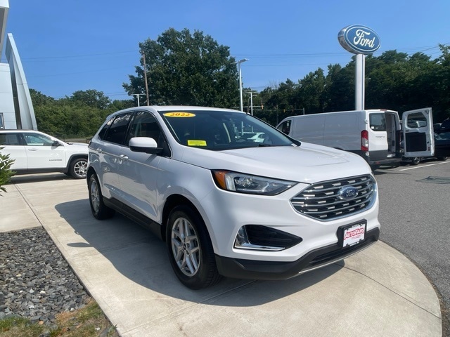 Certified 2022 Ford Edge SEL with VIN 2FMPK4J90NBA33062 for sale in Haverhill, MA