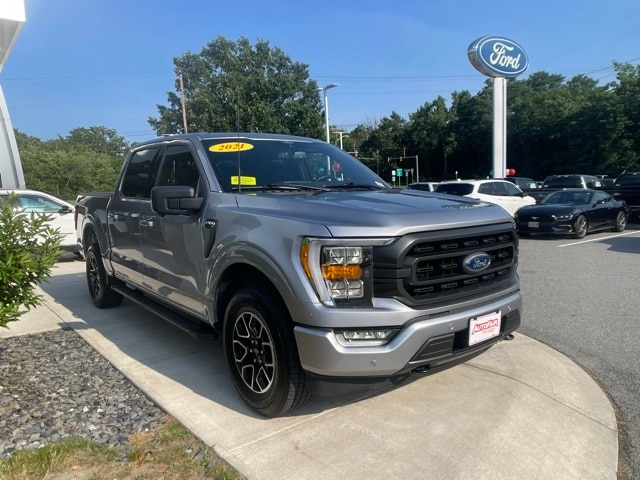 Certified 2021 Ford F-150 XLT with VIN 1FTEW1EP2MFC25832 for sale in Haverhill, MA