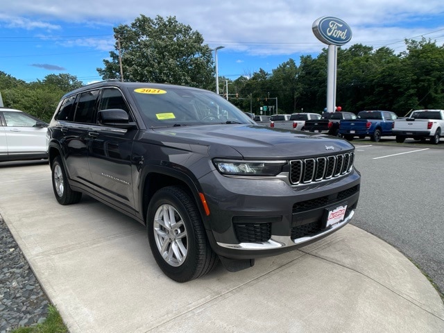 Certified 2021 Jeep Grand Cherokee L Laredo with VIN 1C4RJKAG0M8150189 for sale in Haverhill, MA