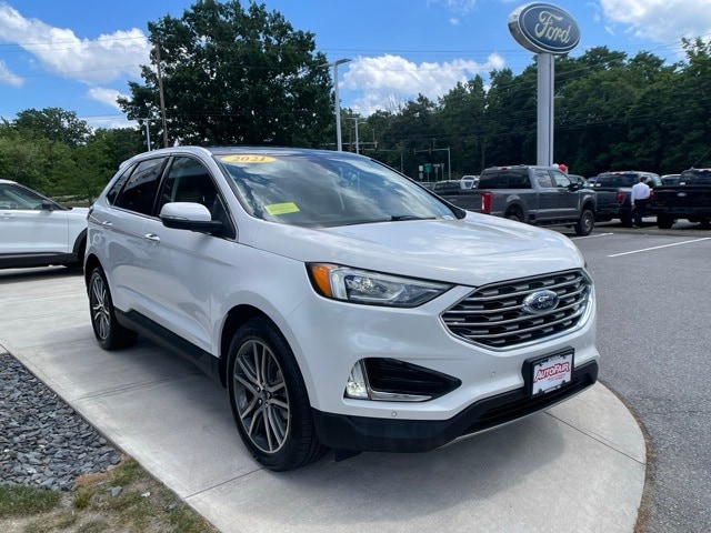 Certified 2021 Ford Edge Titanium with VIN 2FMPK4K94MBA56616 for sale in Haverhill, MA