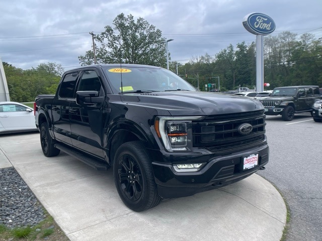 Certified 2023 Ford F-150 Lariat with VIN 1FTFW1E87PFA98738 for sale in Haverhill, MA