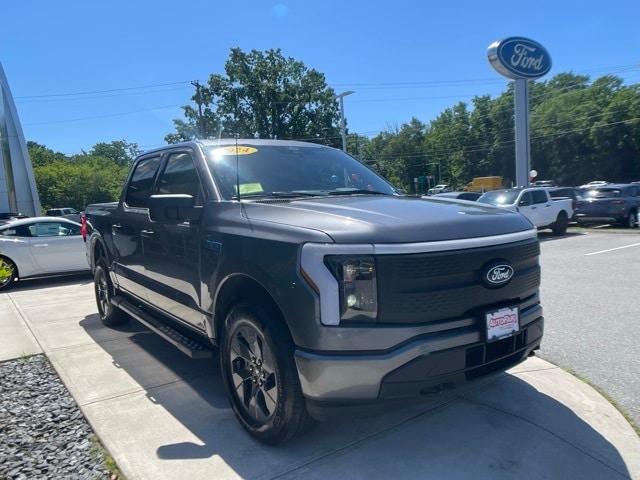 Certified 2024 Ford F-150 Lightning XLT with VIN 1FTVW3LKXRWG22599 for sale in Haverhill, MA