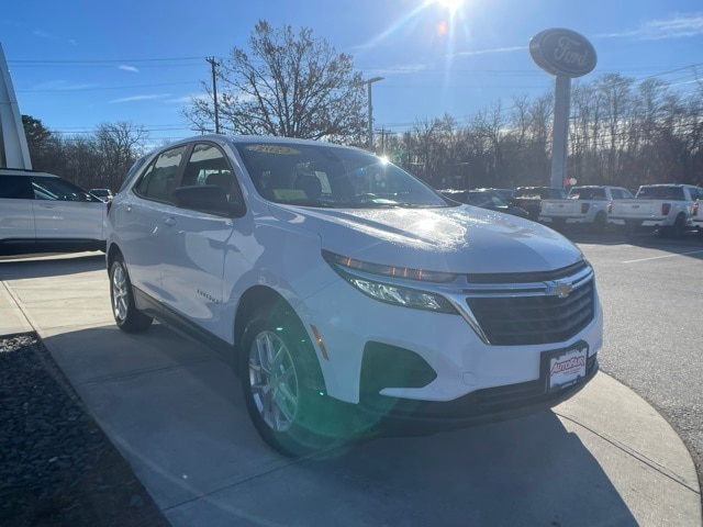 Certified 2022 Chevrolet Equinox LS with VIN 3GNAXSEV6NS159788 for sale in Haverhill, MA