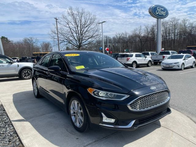 Certified 2019 Ford Fusion Energi Titanium with VIN 3FA6P0SU5KR213007 for sale in Haverhill, MA