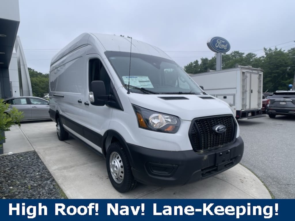 New 2024 Ford Transit-350 Cargo Base w/9,950 lb. GVWR Van High Roof Ext. Van