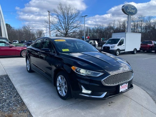 Certified 2019 Ford Fusion Energi Titanium with VIN 3FA6P0SU2KR236115 for sale in Haverhill, MA