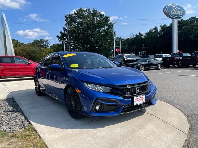 Certified 2020 Honda Civic Si with VIN 2HGFC1E5XLH705756 for sale in Haverhill, MA