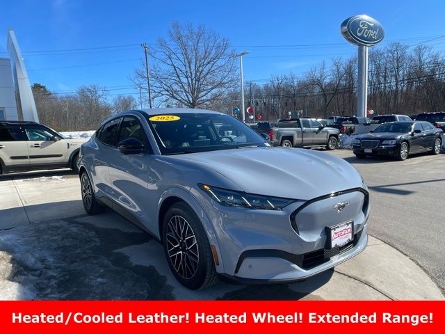 Certified 2025 Ford Mustang Mach-E Premium AWD with VIN 3FMTK3SUXSMA18400 for sale in Haverhill, MA