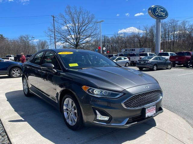 Certified 2020 Ford Fusion Energi Titanium with VIN 3FA6P0SU3LR246024 for sale in Haverhill, MA