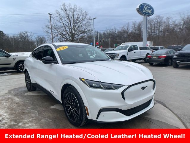 Certified 2025 Ford Mustang Mach-E Premium AWD with VIN 3FMTK3SU6SMA18376 for sale in Haverhill, MA