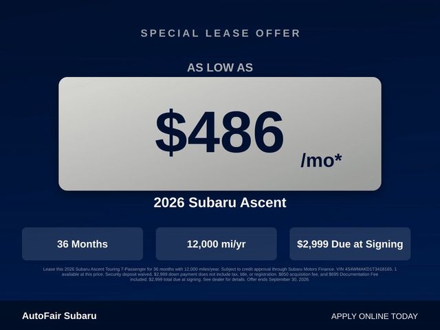 2026 Subaru Ascent Touring - Photo 20
