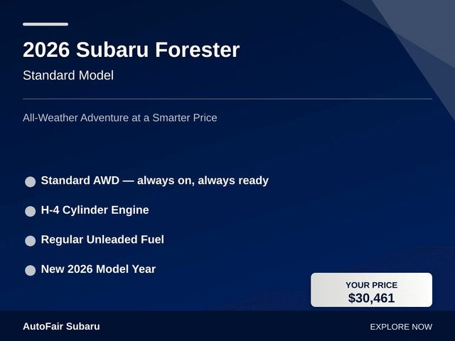 2026 Subaru Forester Base - Photo 10