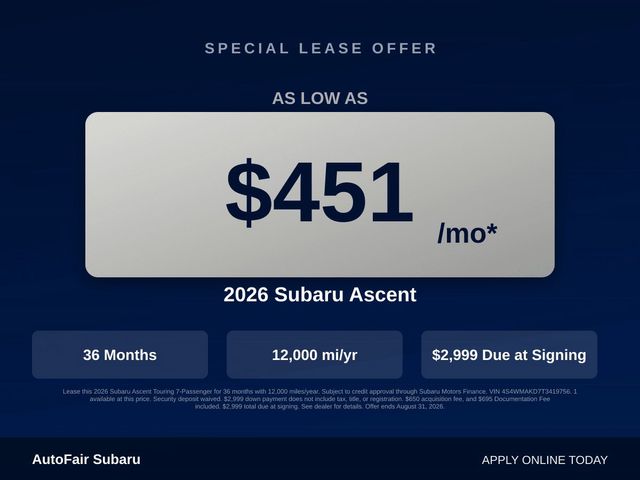 2026 Subaru Ascent Touring - Photo 19