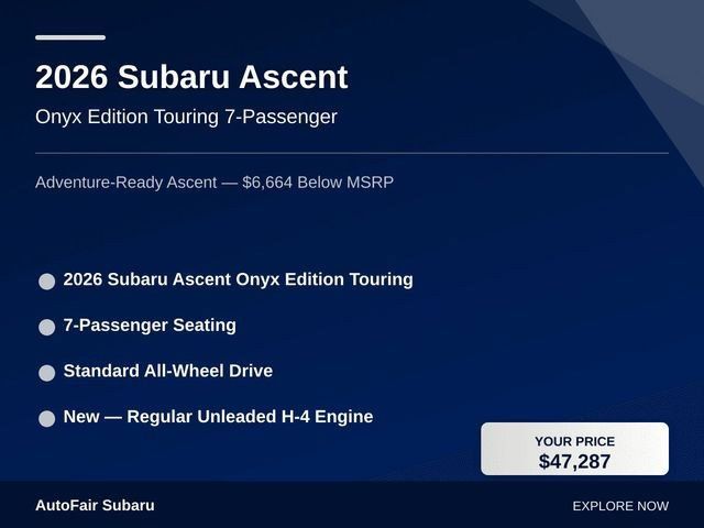 2026 Subaru Ascent Onyx Edition-Touring - Photo 11