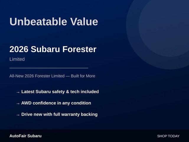2026 Subaru Forester Limited - Photo 18